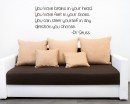 You Have Brains Quotes Wall Decal Motivational Vinyl Art Stickers